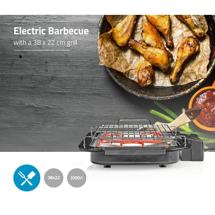 Grill elettrico 2000W/230V