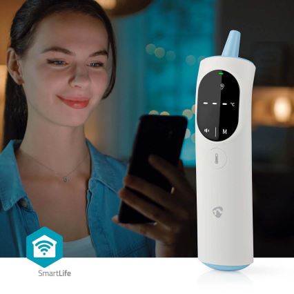 Thermomètre infrarouge connecté multifonction Tuya 2xAAA