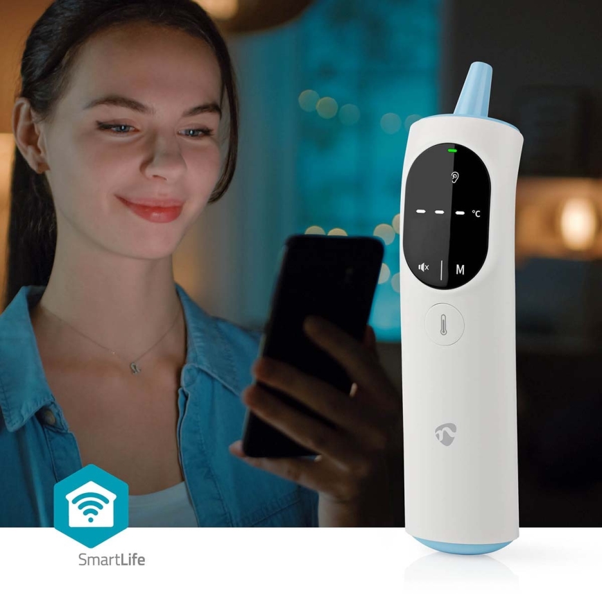 Thermomètre infrarouge connecté multifonction Tuya 2xAAA