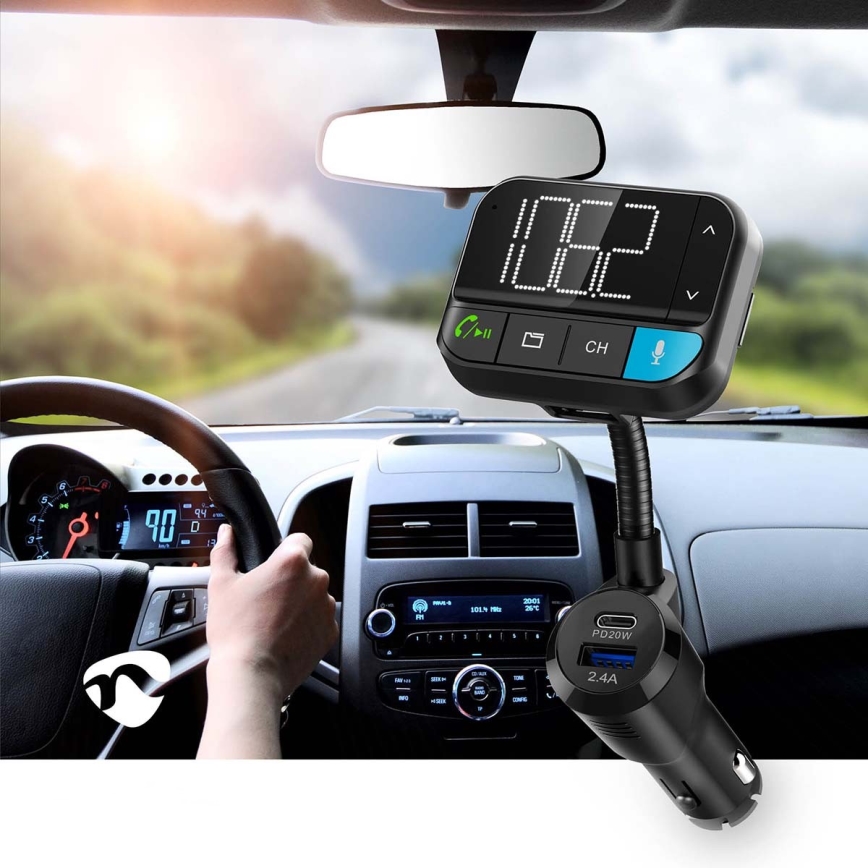 FM-Auto-Transmitter mit Freisprechfunktion