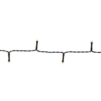 LED Außen  Lichterkette 96xLED/7 Funktionen/3xAA 7,7m IP44 warmweiß