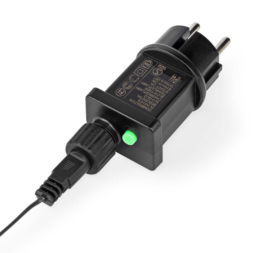 LED-Außen-Lichterkette 1512 LEDs / 7 Funktionen, 14 m, IP44, warmweiß
