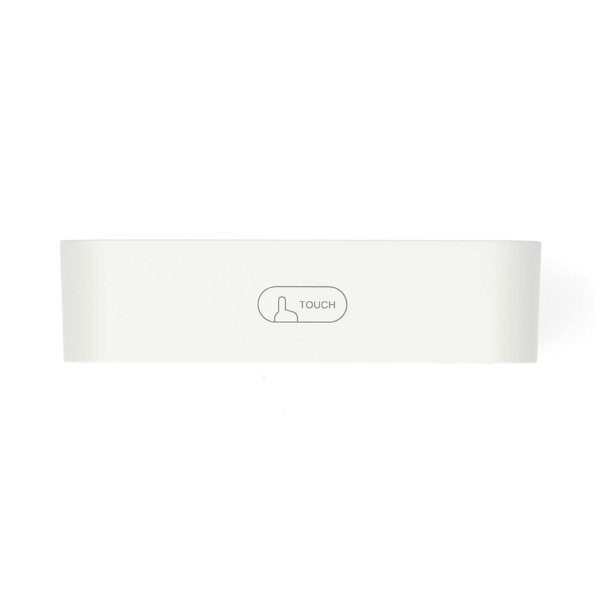 Digitale Uhr mit Wecker, Thermometer und Hygrometer, 2×AA, weiß