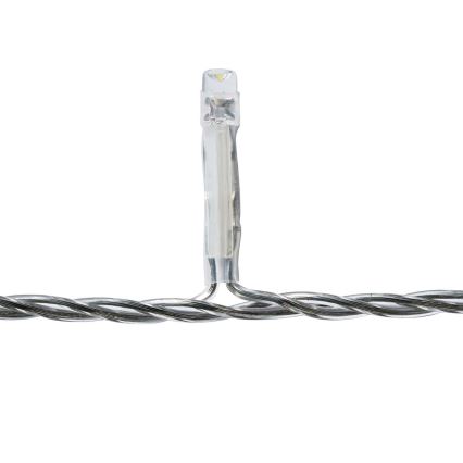 LED-Lichtervorhang für den Außenbereich 180xLED/7 Funktionen 10,9 m IP44 kaltweiß