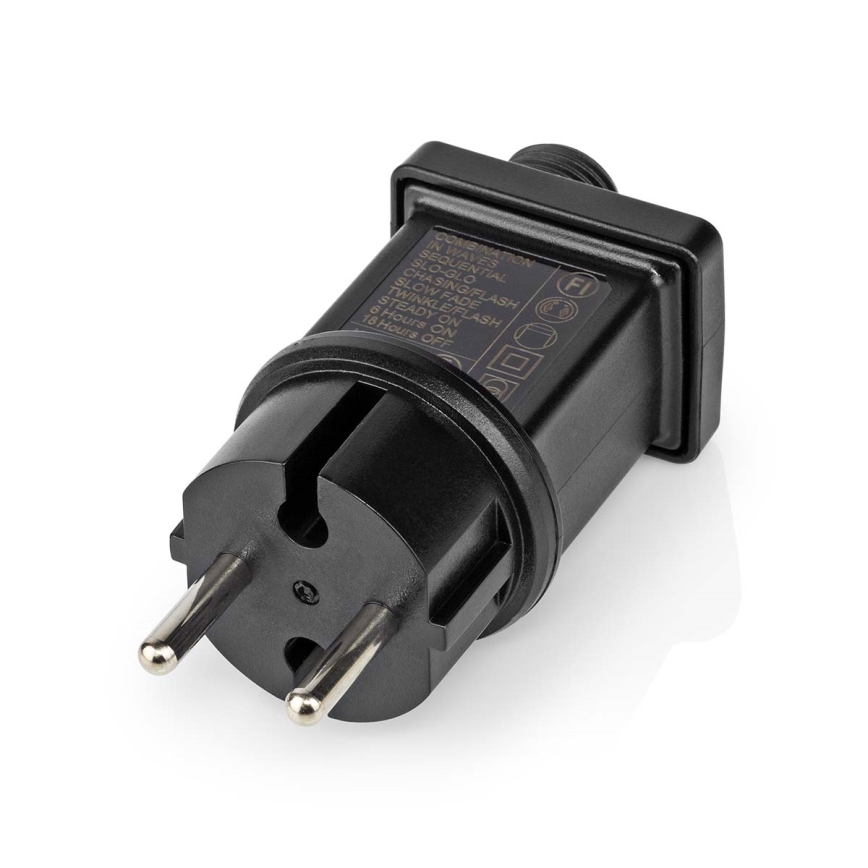 Tenda luminosa LED per esterni 360 LED / 7 funzioni, 14 m, IP44, bianco caldo