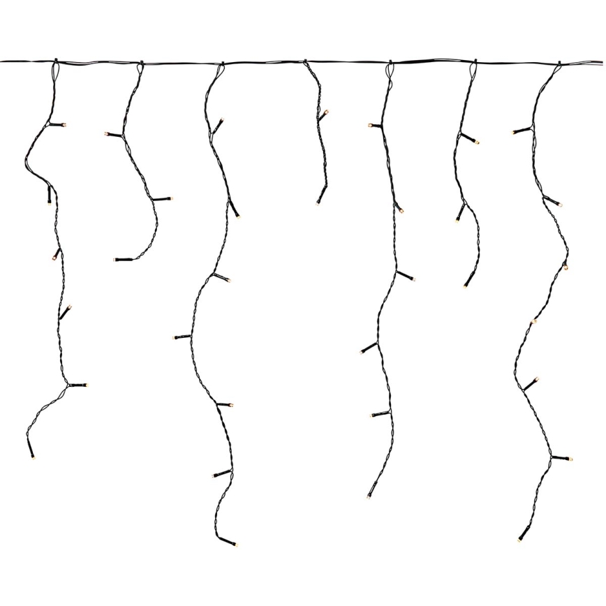 Tenda natalizia LED da esterno 360xLED/7 funzioni 14m IP44 bianco caldo