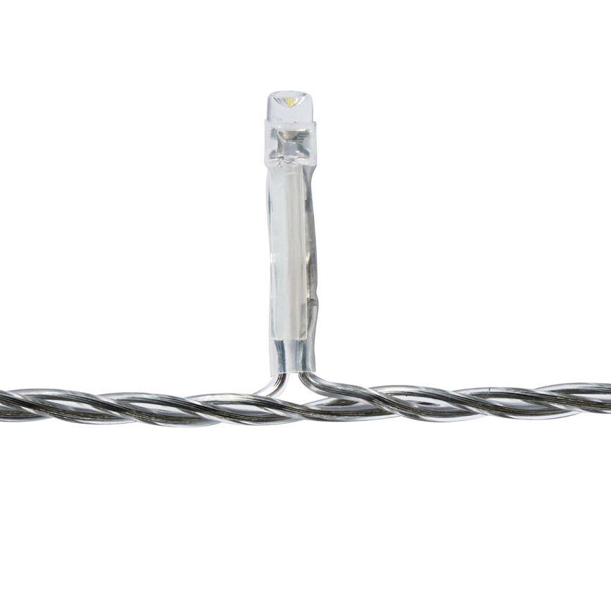 Tenda luminosa LED da esterno 360 LED / 7 funzioni, 14 m, IP44, bianco freddo