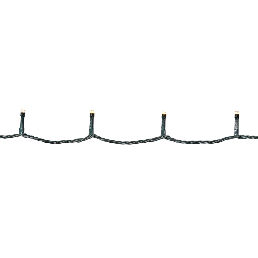 Catena luminosa LED per esterni 180 LED/7 funzioni 16,5 m IP44 bianco caldo