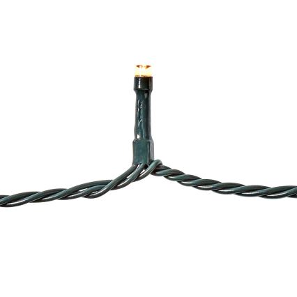LED-Lichterkette für den Außenbereich, 180 LEDs, 7 Funktionen, 16,5 m, IP44, warmweiß