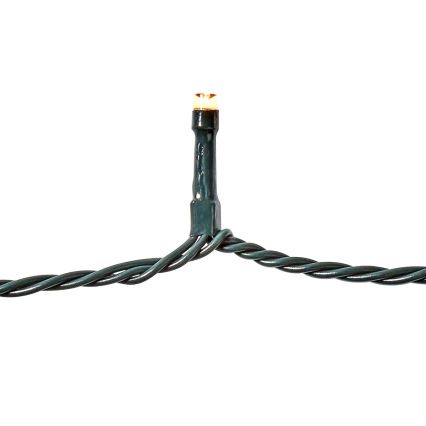 Catena luminosa LED per esterni 720 LED/7 funzioni 57 m IP44 bianco caldo