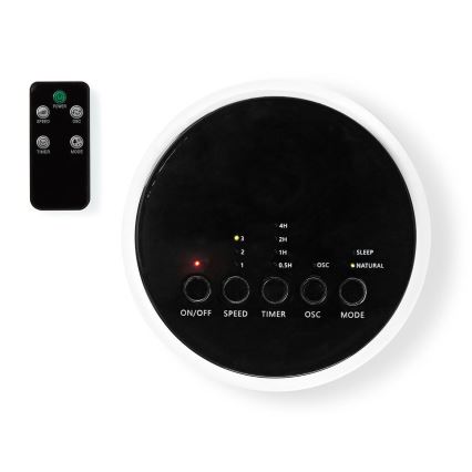 Ventilatore a terra 50W/230V bianco + TC