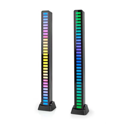 LOT x2 Lampe de table rechargeable LED RGB/250 mAh