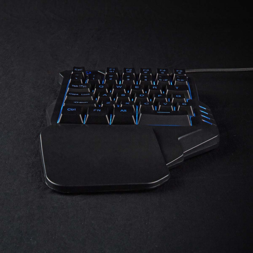 Tastiera da gioco LED RGB a una mano 5V
