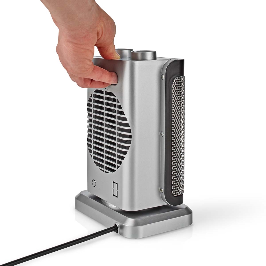 Ventilator mit Keramik-Heizelement 1000/1500W/230V silber