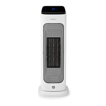 Ventilateur avec un élément chauffant en céramique Smartlife 1400/2000W/230V Wi-Fi Tuya + télécommande