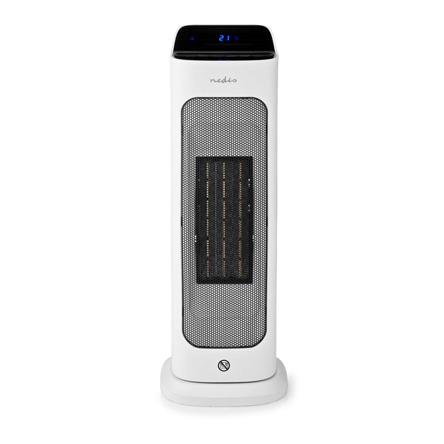 Ventilateur avec un élément chauffant en céramique Smartlife 1400/2000W/230V Wi-Fi Tuya + télécommande