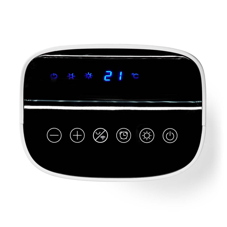 Ventilateur avec un élément chauffant en céramique Smartlife 1400/2000W/230V Wi-Fi Tuya + télécommande