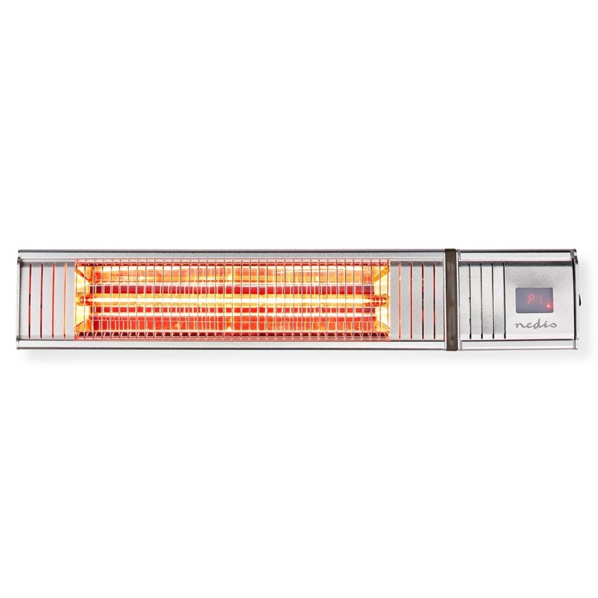 Riscaldatore da esterno 100W/2000W/230V IP65 + telecomando