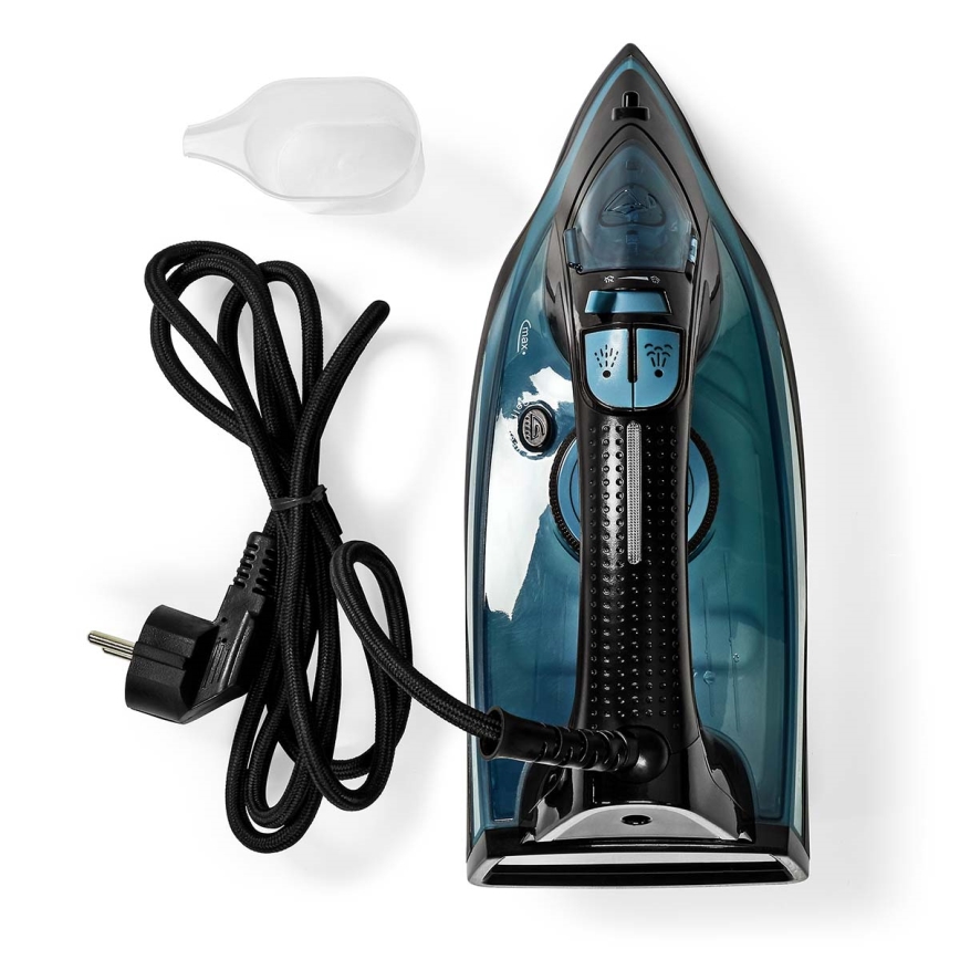 Ferro a vapore 2600W/230V nero/blu