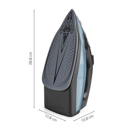 Ferro a vapore 2600W/230V nero/blu