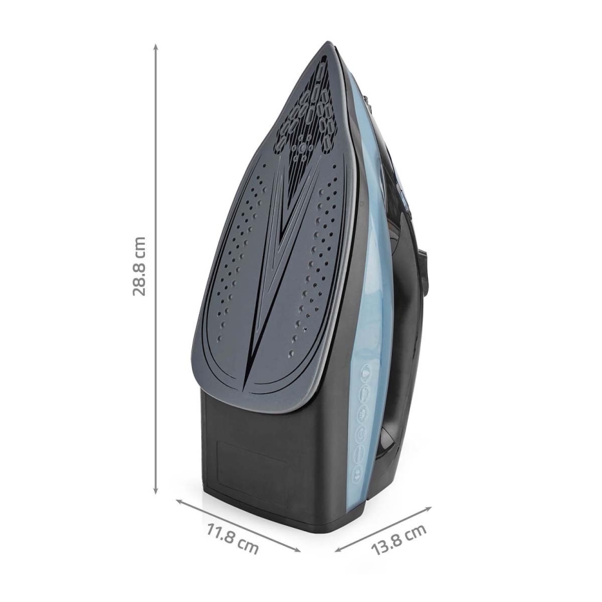 Ferro a vapore 2600W/230V nero/blu