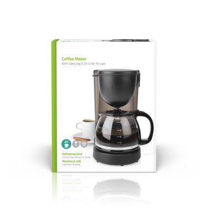 Cafetière à filtre 1,25 l avec fonction de maintien de la température