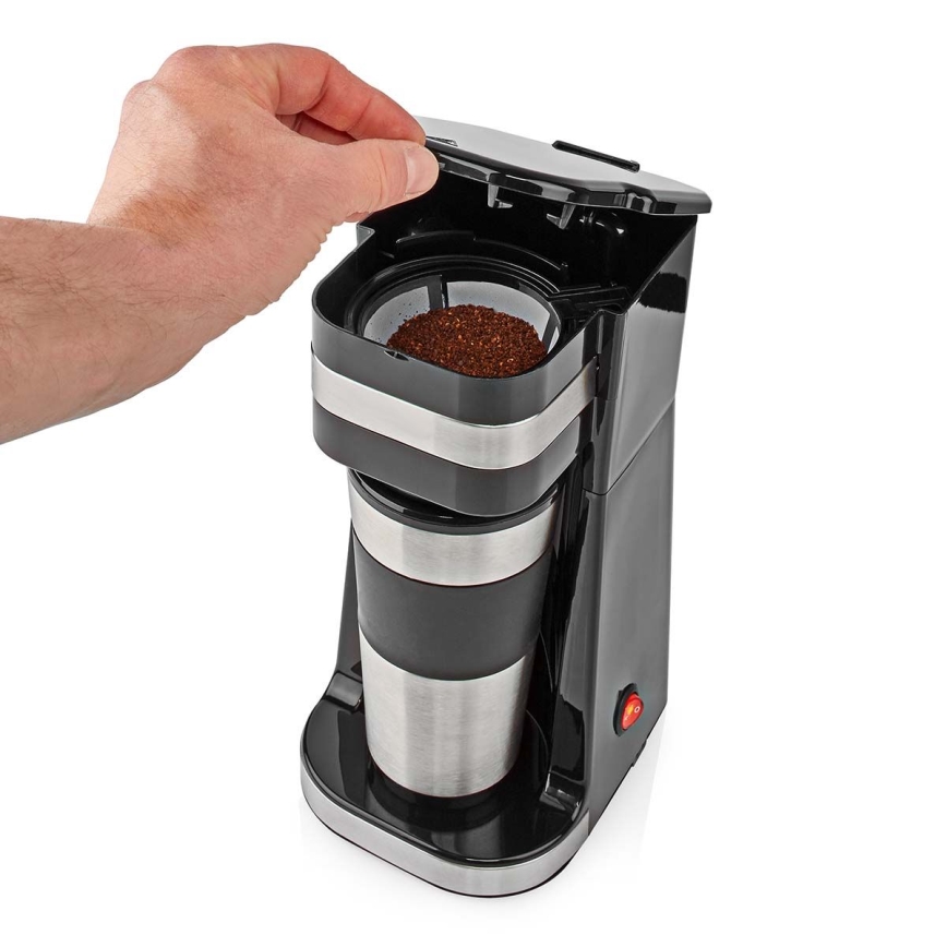 Einzeltassen-Kaffeemaschine 0,4 l mit Reisebecher
