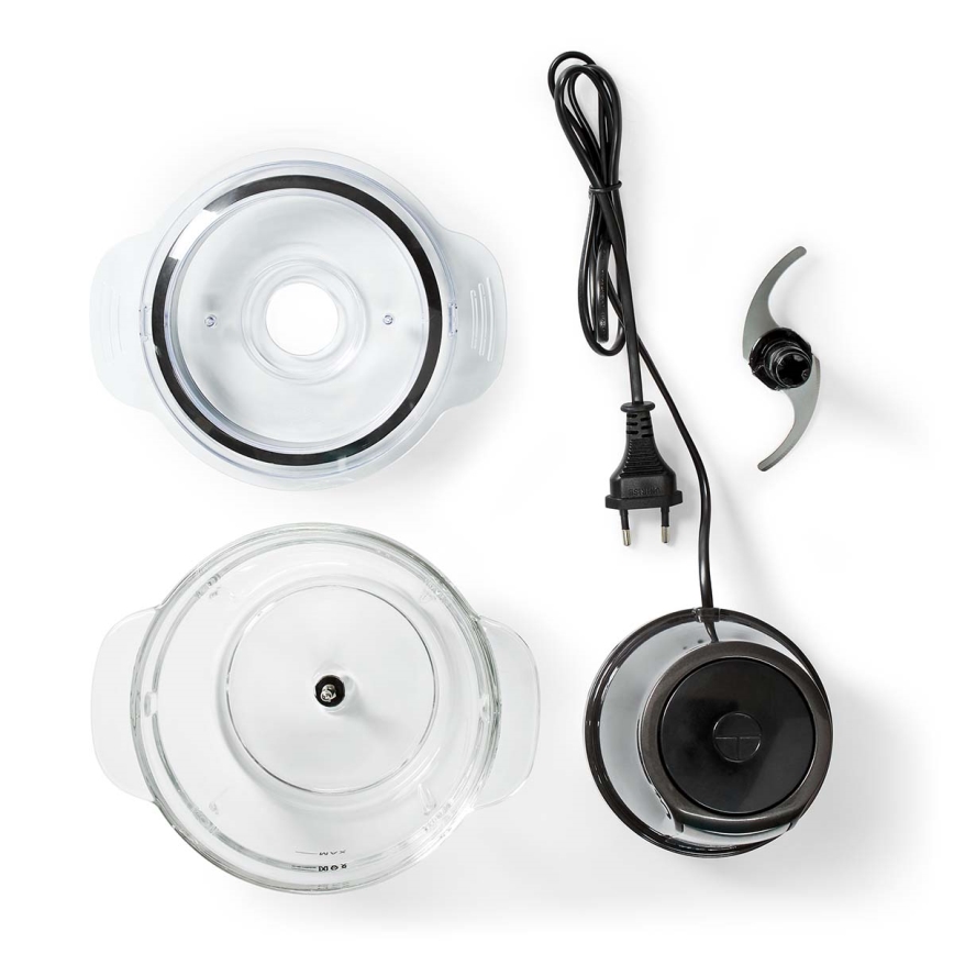 Hachoir à aliments 500W/230V noir/argenté