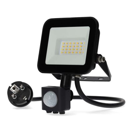 Riflettore LED con sensore LED/20W/230V 4000K IP44