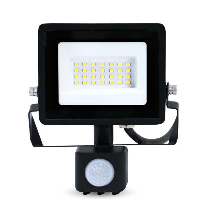 Projecteur LED à brancher avec détecteur de mouvement et capteur crépusculaire, LED/20W/230V IP44