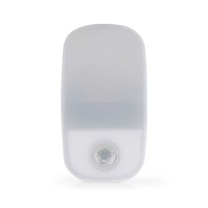 LED Lampada a zoccolo orientabile con sensore di movimento e crepuscolare LED/0,55W/230V bianco