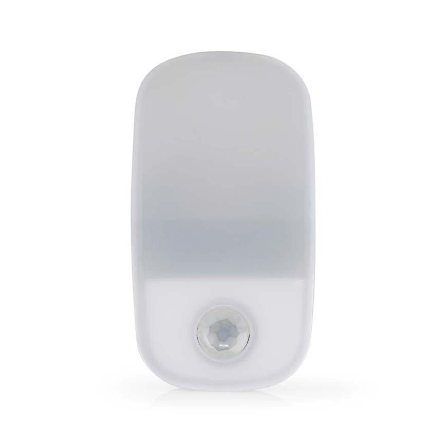 LED Lampada a zoccolo orientabile con sensore di movimento e crepuscolare LED/0,55W/230V bianco