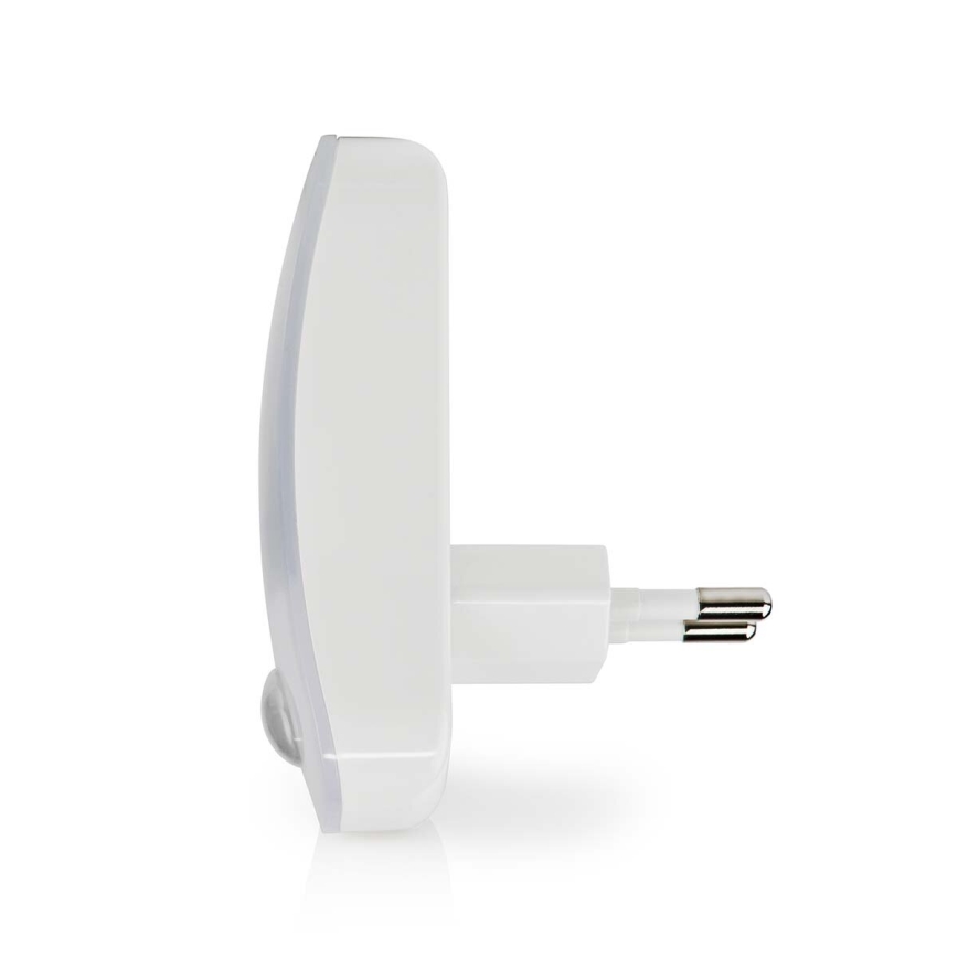 LED Lampada a zoccolo orientabile con sensore di movimento e crepuscolare LED/0,55W/230V bianco