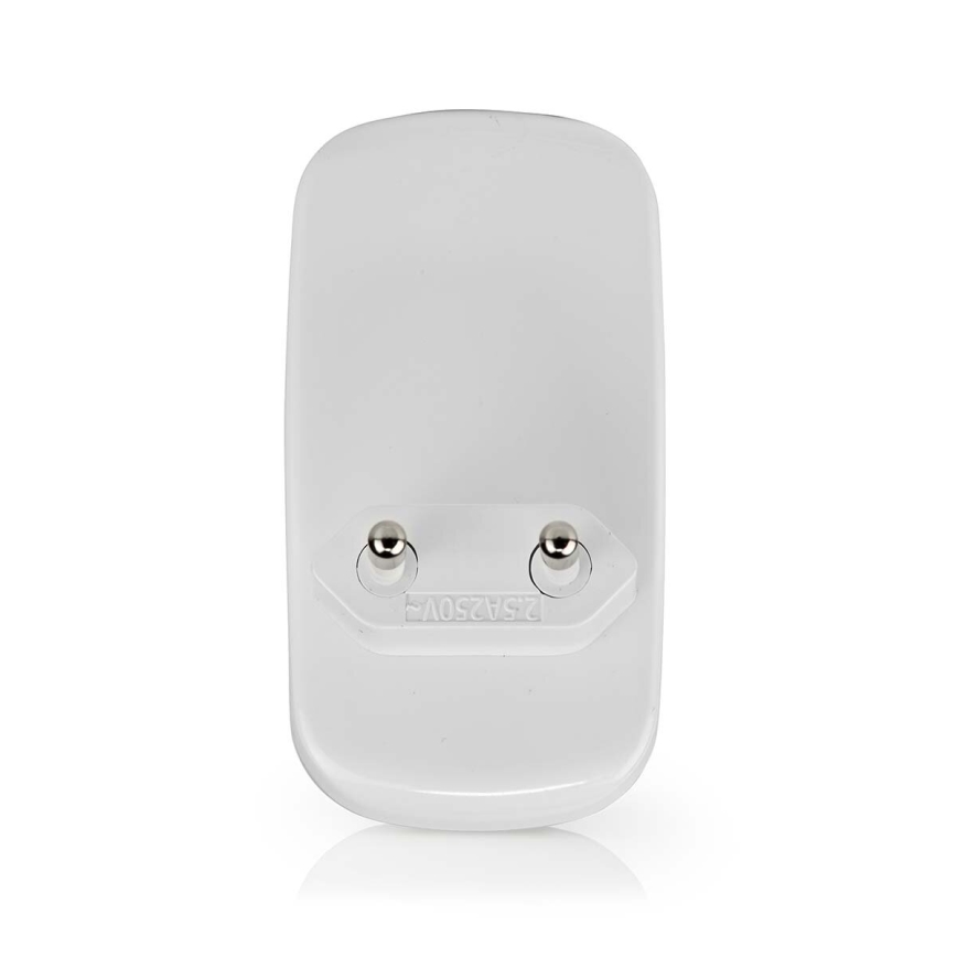 LED Lampada a zoccolo orientabile con sensore di movimento e crepuscolare LED/0,55W/230V bianco