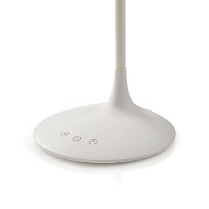 Lampe de bureau LED dimmable LED/6W/5V 2200 mAh blanche