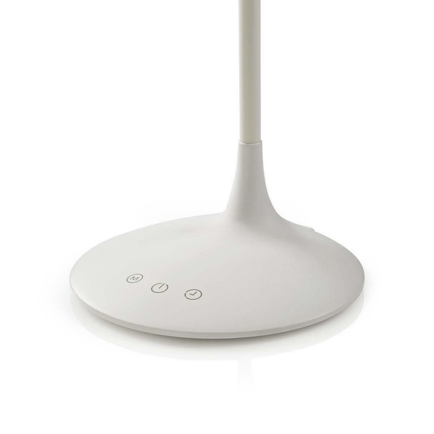 Lampe de bureau LED dimmable LED/6W/5V 2200 mAh blanche