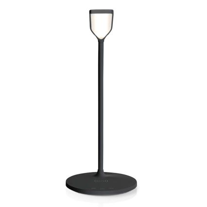 LED Dimmerabile touch flexible lampada da tavolo con 15W ricarica wireless Qi LED/5,5W/230V 2700-6500K nero