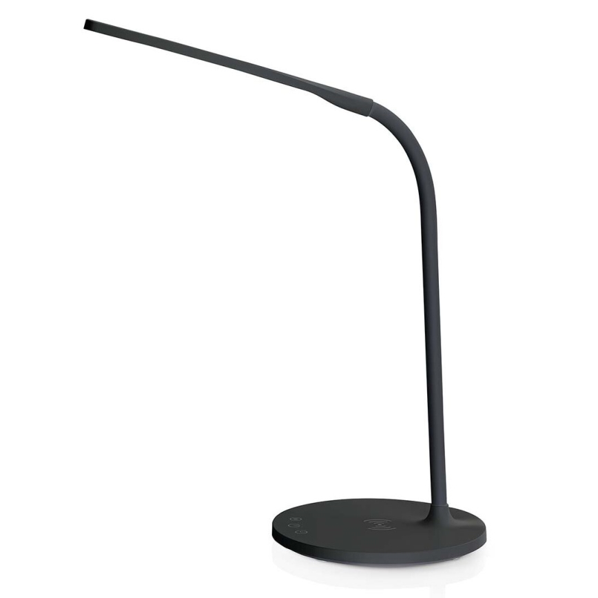 LED Dimmerabile touch flexible lampada da tavolo con 15W ricarica wireless Qi LED/5,5W/230V 2700-6500K nero