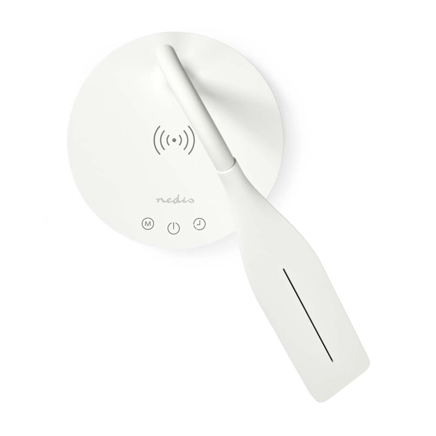 LED Dimmerabile touch flexible lampada da tavolo con 15W ricarica wireless Qi LED/5,5W/230V 2700-6500K bianco