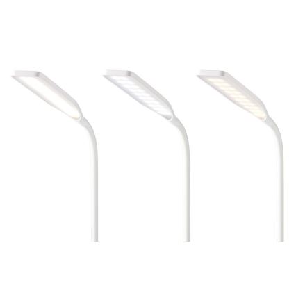 LED Dimmerabile touch flexible lampada da tavolo con 15W ricarica wireless Qi LED/5,5W/230V 2700-6500K bianco