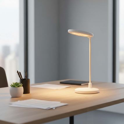 LED-dimmbare, wiederaufladbare Touch-Lampe mit Spiegel LED/6W/1200 mAh 3000/4000/5700K CRI 90 weiß
