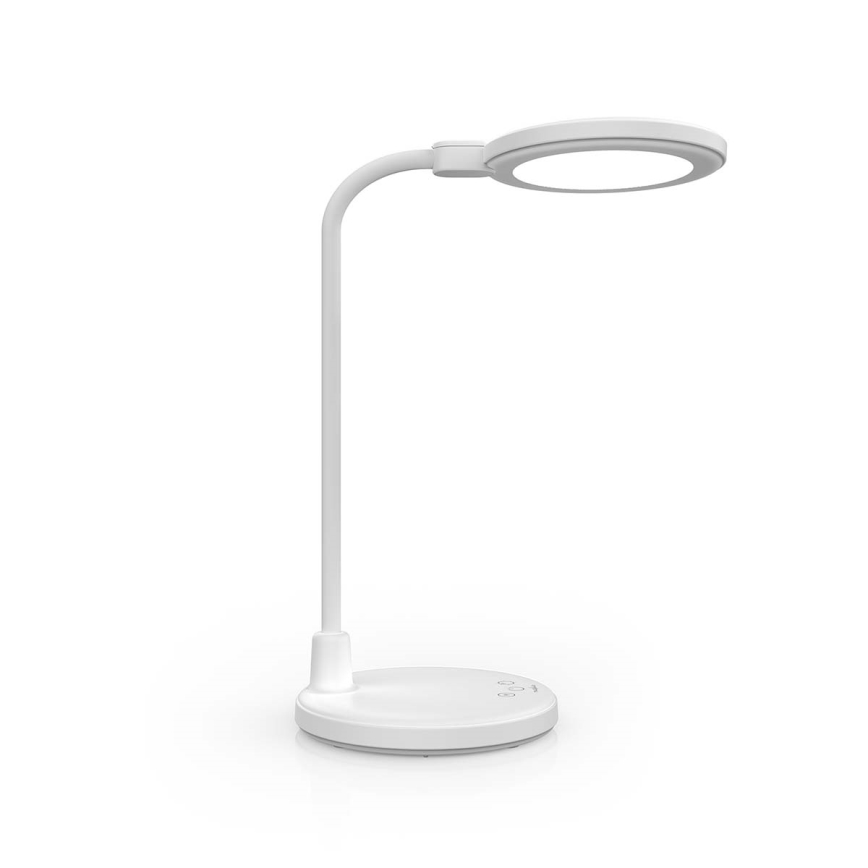 Lampe LED tactile rechargeable dimmable avec miroir LED/6W/1200 mAh 3000/4000/5700K IRC 90 blanche