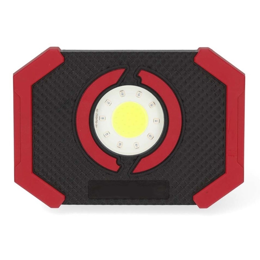 Projecteur à intensité variable et rechargeable avec batterie portative LED/10W/3000 mAh IPX2