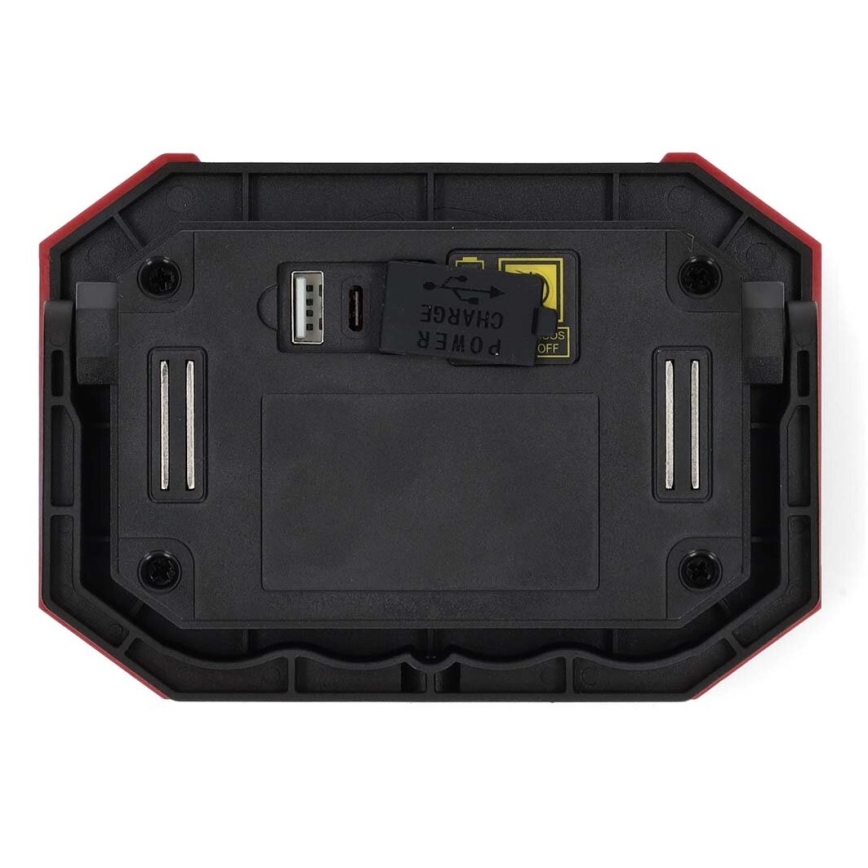 Projecteur à intensité variable et rechargeable avec batterie portative LED/10W/3000 mAh IPX2