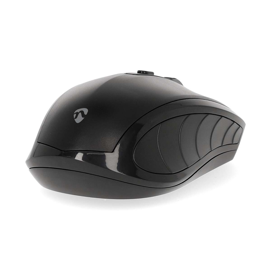 Souris sans fil 800/1200/1600 DPI 2xAAA noir