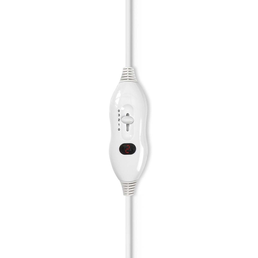 Couverture chauffante électrique pour deux personnes 120W/230V 160x140 cm