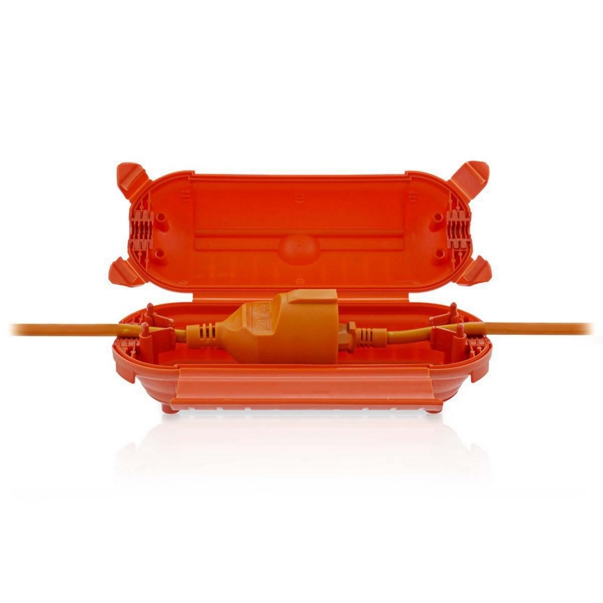 Boite de protection de connecteur pour prise d'extérieur IP44