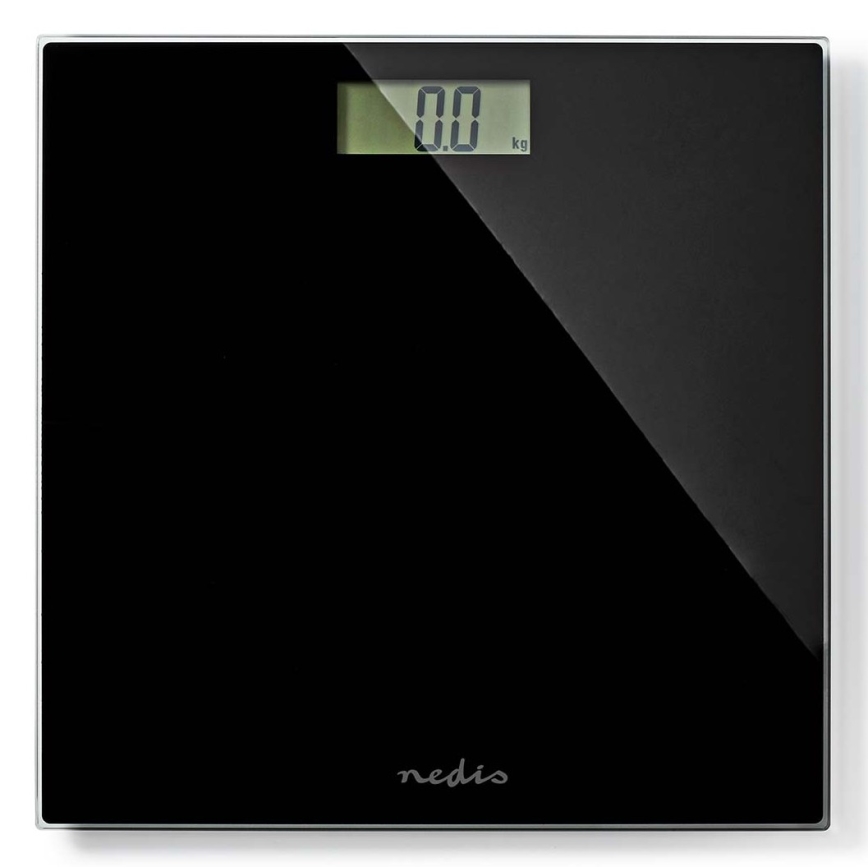 Digitale Personenwaage 1xCR2032 schwarz