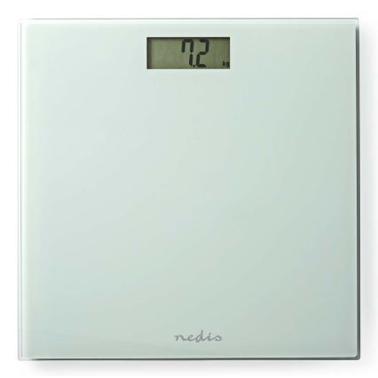 Bilancia pesapersone digitale 1x CR2032 bianca