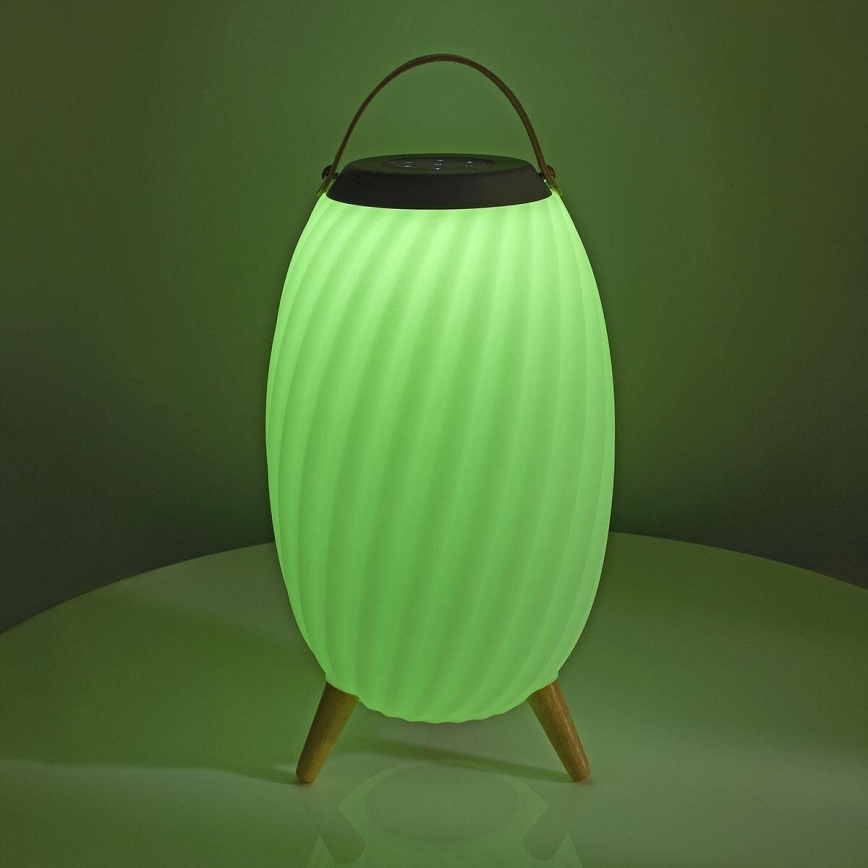LED RGB Ricaricabile lampada da tavolo con altoparlante 60W/2200 mAh IPX5